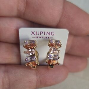 14k Gold Plated Multi Color Huggies